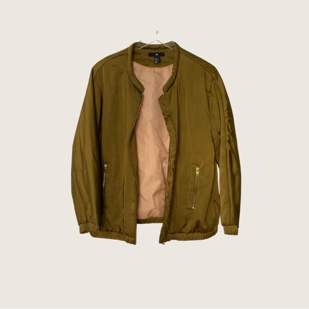 H+M Satin effect Jacket Sz. 12 - Picture 2 of 4